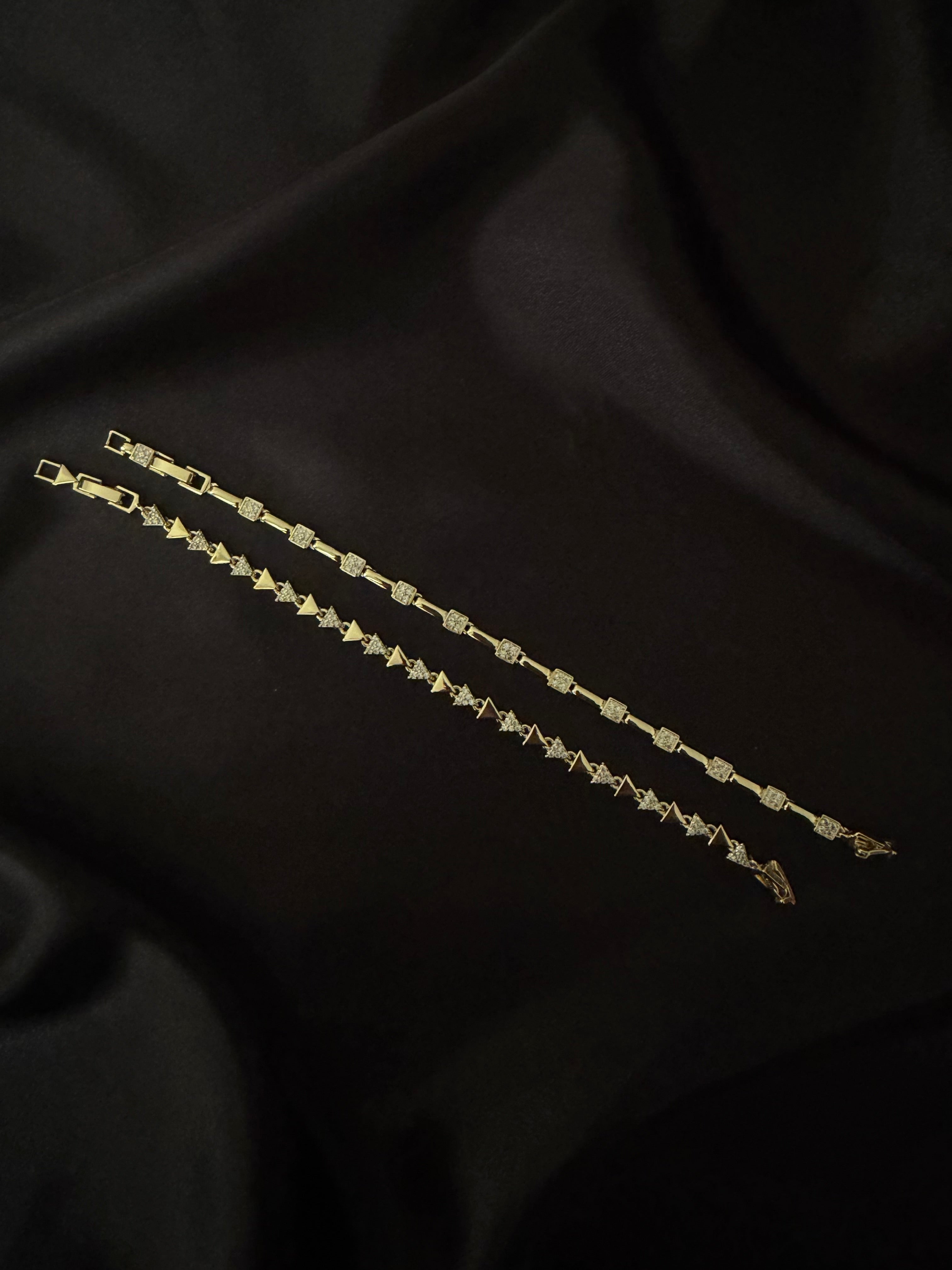 14k gold plated bracelet
